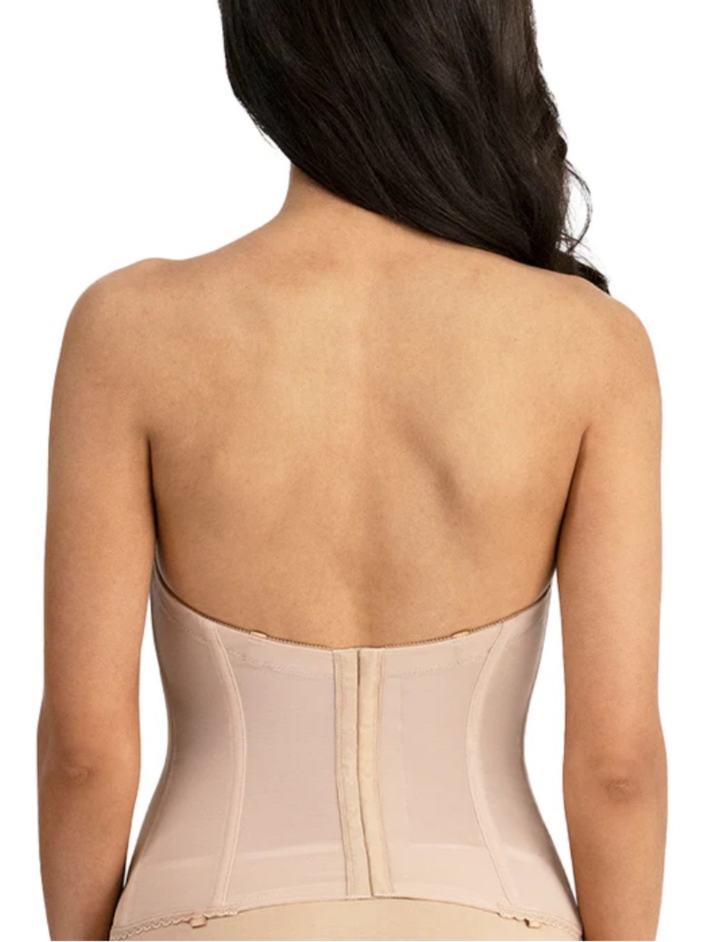 Dominique Brianna Low Back Strapless Longline Bra Size 36F - Picture 3 of 8